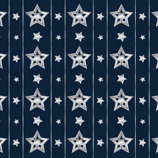 蓝底星星图案背景