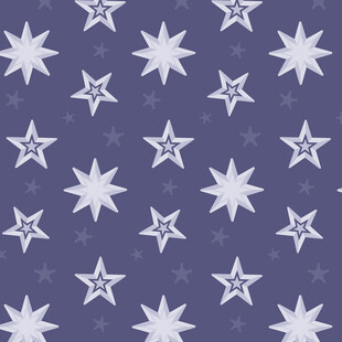 紫色背景白色星星图案