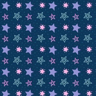 梦幻星型图案背景