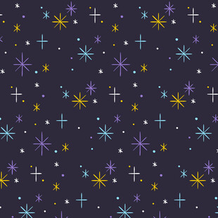 梦幻星空图案背景