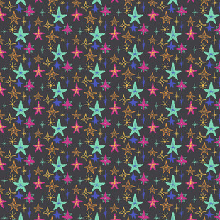 多彩星星图案背景