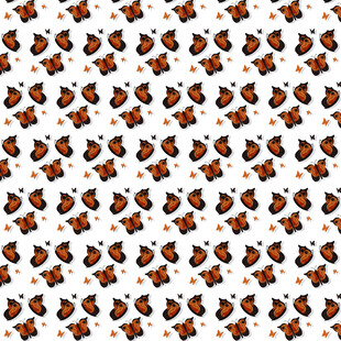 可爱松鼠图案无缝背景图