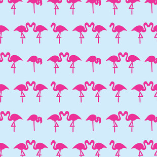 粉色火烈鸟图案背景