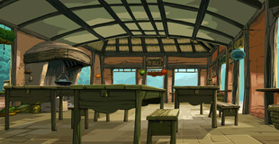 复古工业风室内场景空间