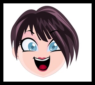 可爱卡通女孩头像