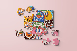 拼图效果图样机图片