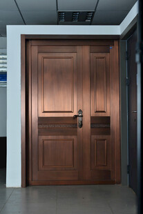 高档铜质入户门展示