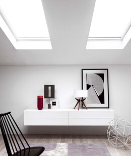 简约现代风的室内空间一角