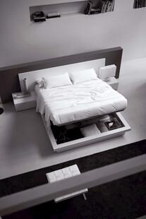 现代简约风格多功能床