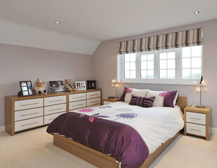 现代简约风格温馨卧室