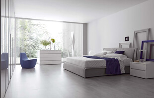 现代简约风格的舒适卧室