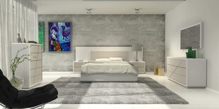 现代简约风卧室室内场景