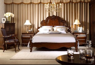 豪华古典风格卧室场景