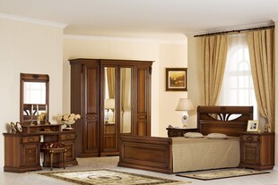 豪华实木卧室家具套装