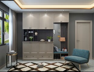 现代简约风客厅一角