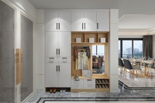 现代简约风格客厅收纳柜