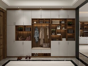 现代简约风格步入式衣帽间