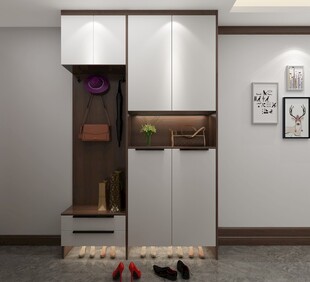 现代简约风格鞋柜设计