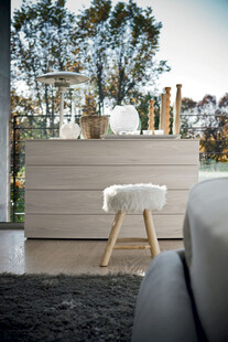 现代简约户外休闲露台场景