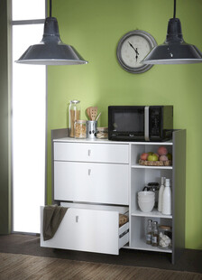 现代简约风厨房收纳一角