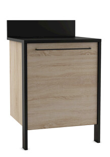 简约木质带抽屉边柜