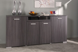 现代简约风格灰色储物柜