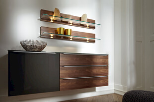 现代简约风格木质置物架