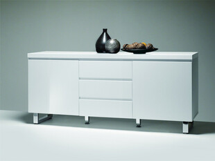 现代简约白色收纳柜