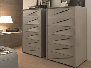 现代简约风格灰色储物柜