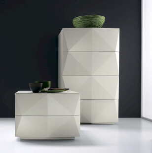 现代简约风格白色储物柜