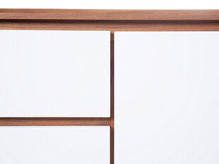 简约白色木质抽屉设计