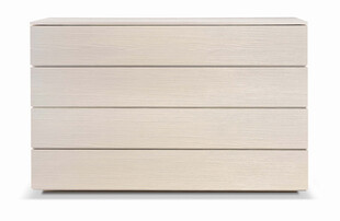 简约米色四抽屉收纳柜