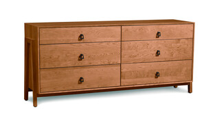 木质六抽屉储物柜