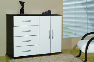 现代简约黑白储物柜