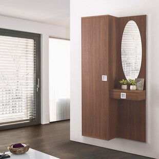 现代简约风格木质玄关柜