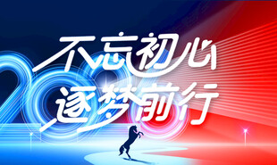 不忘初心逐梦前行宣传图