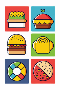 多彩美味的各类西式餐点