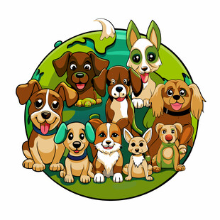 可爱狗狗大集合