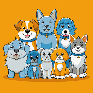 可爱汪星人齐聚