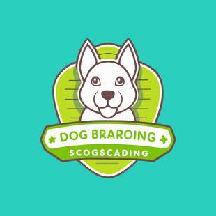 狗狗美容学校标志设计