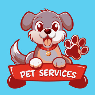 可爱小狗提供宠物服务