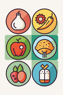 多彩生活图标集合