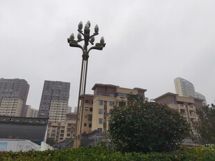 城市中独特造型的景观灯