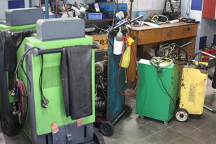 多样清洁设备陈列