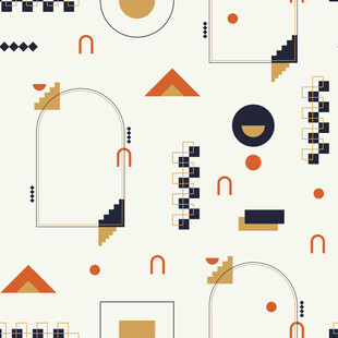 几何抽象图案背景设计