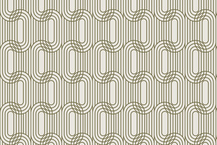 几何波浪线条简约图案