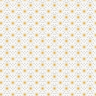 黄色小花几何图案背景