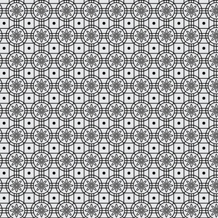 黑白几何图案无缝纹理