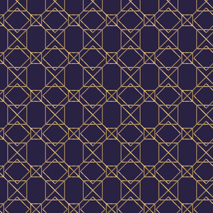 深蓝色几何线条花纹图案