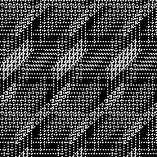 黑白格纹织物纹理